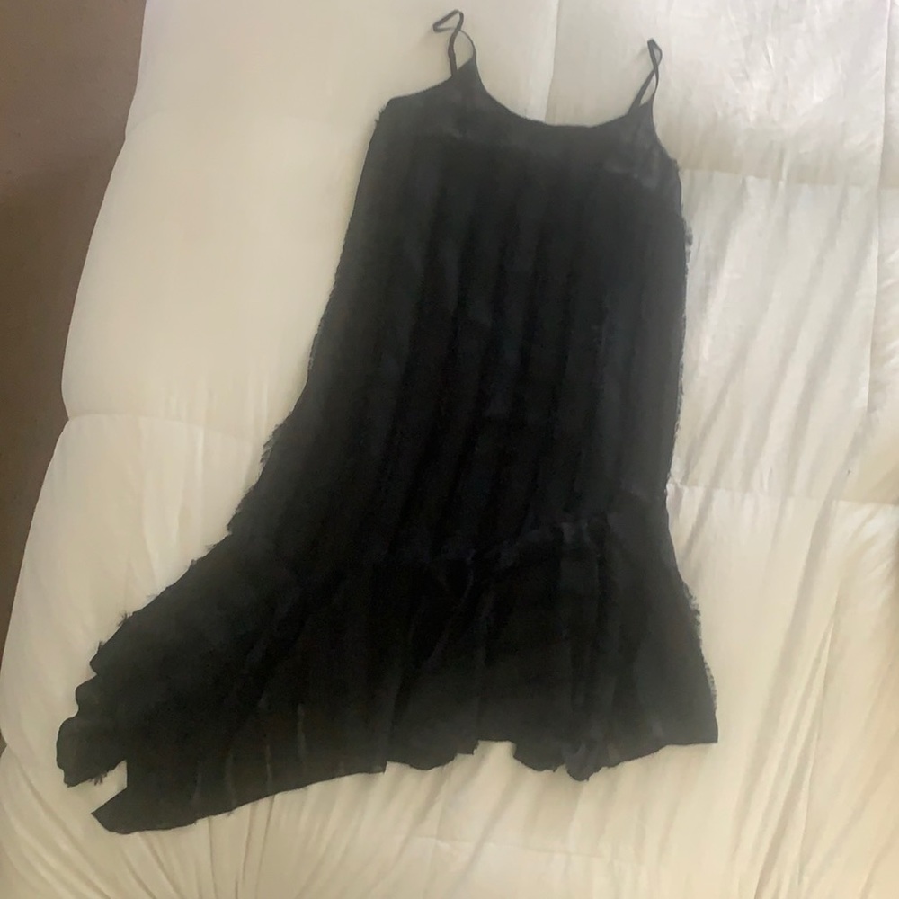 Anthropologie black dress